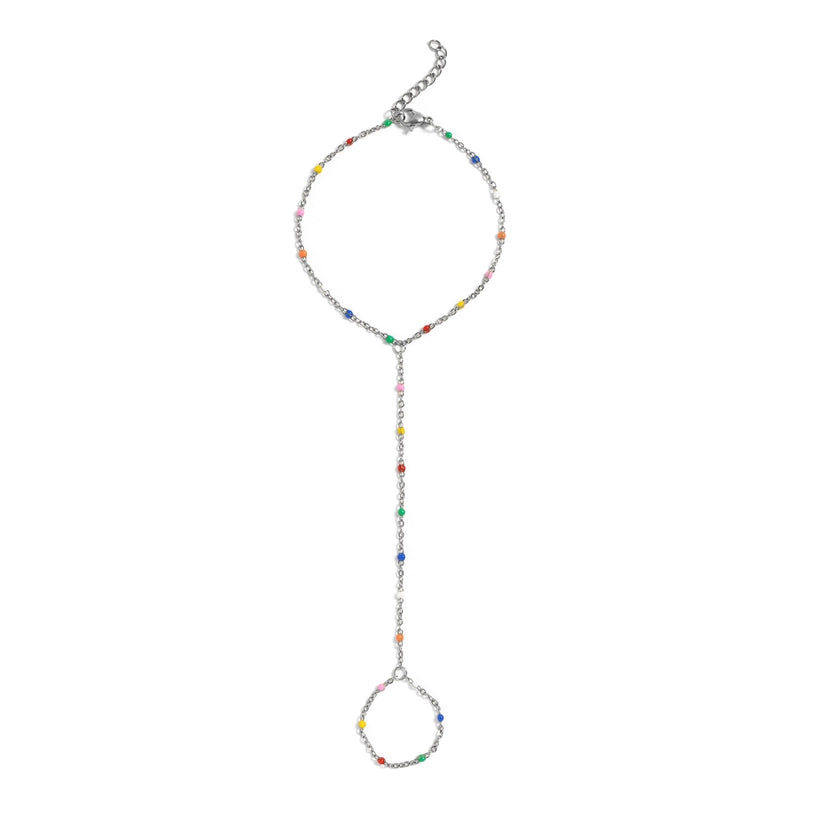 Multi Color Hand Chain – 18K PVD Gold 316L Stainless Steel