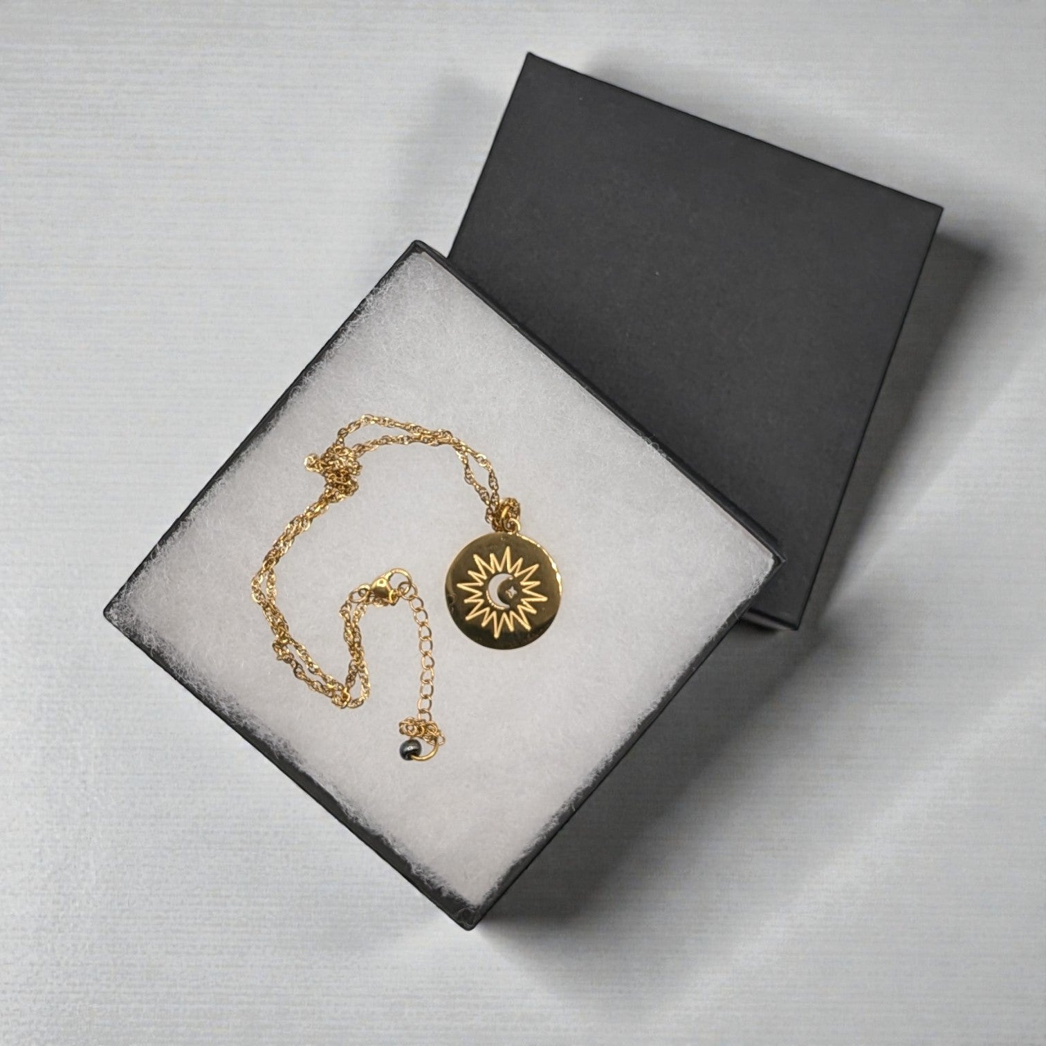 Luxury La Mer Gift Box + 326L 18K Gold Necklace & Star Stud Earrings | Ready to Gift