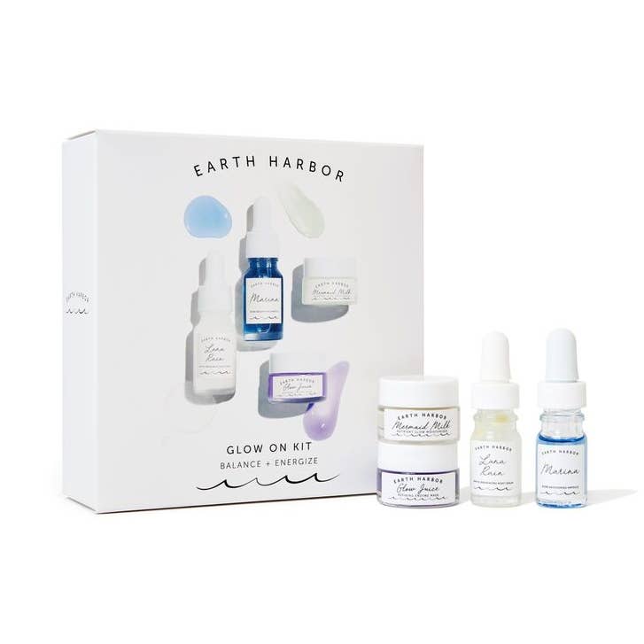 Earth Harbor - Glow On Gift Set: Clarifying + Energizing